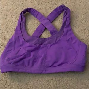 purple lululemon sports bra